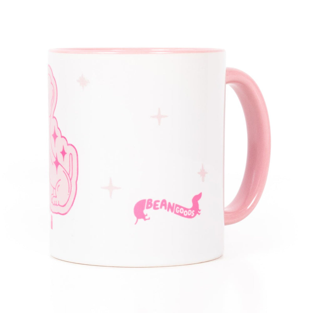 pink weenie club mug - bean goods