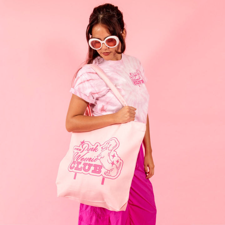 pink weenie club tote - bean goods