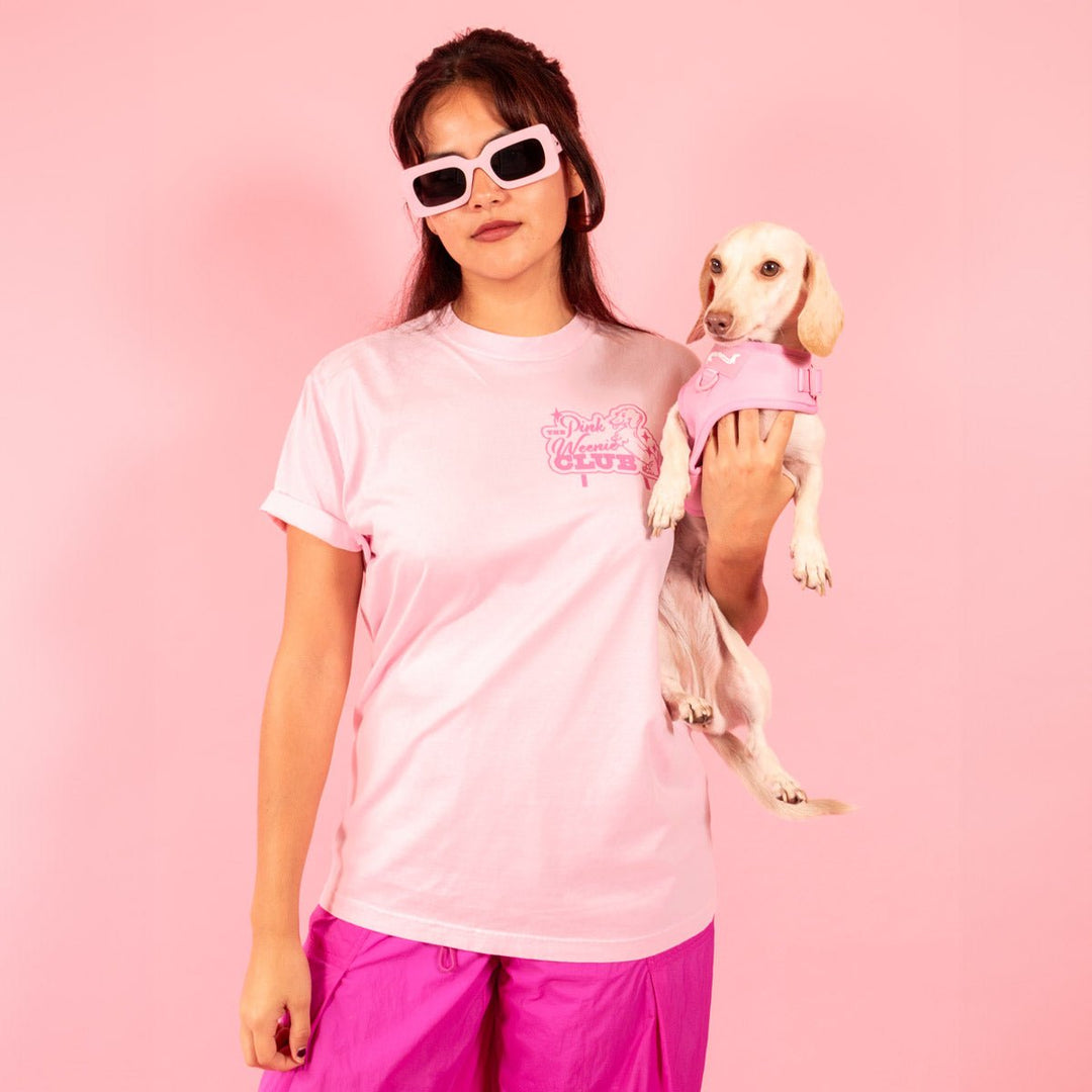 pink weenie club unisex tee - bean goods