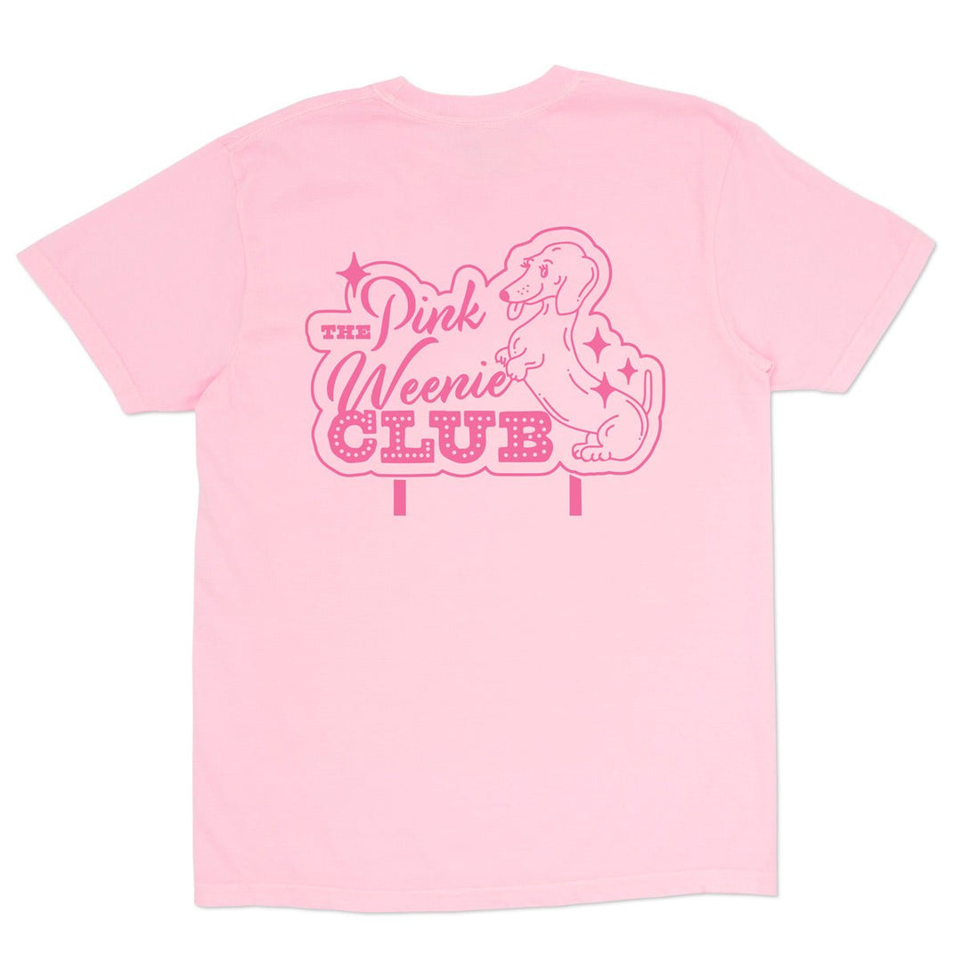 pink weenie club unisex tee - bean goods