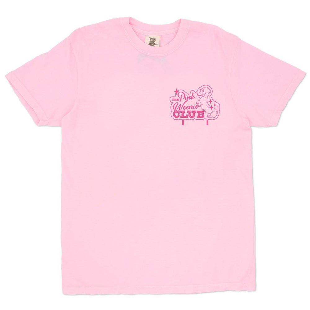 pink weenie club unisex tee - bean goods