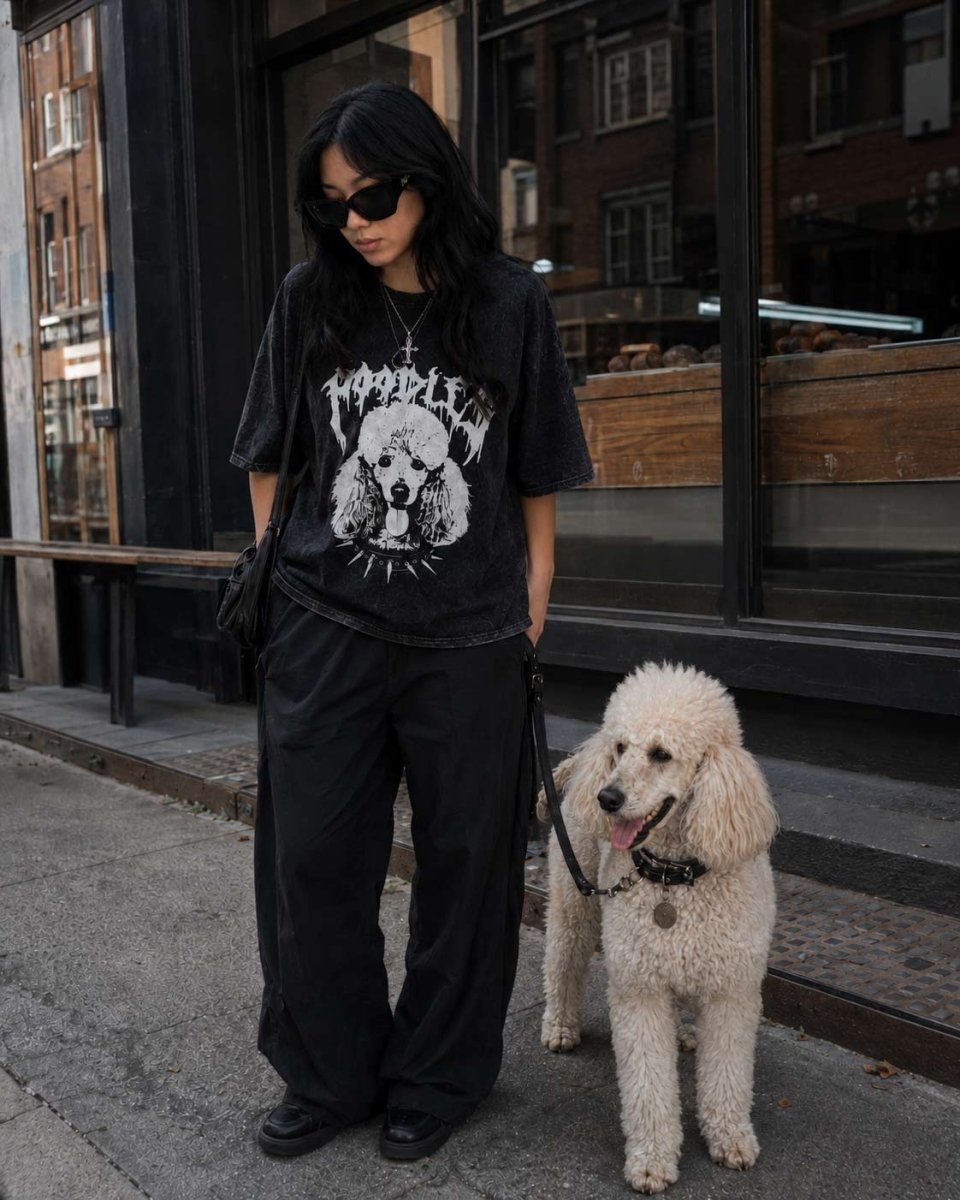 poodle unisex tee | midnight mineral wash - bean goods