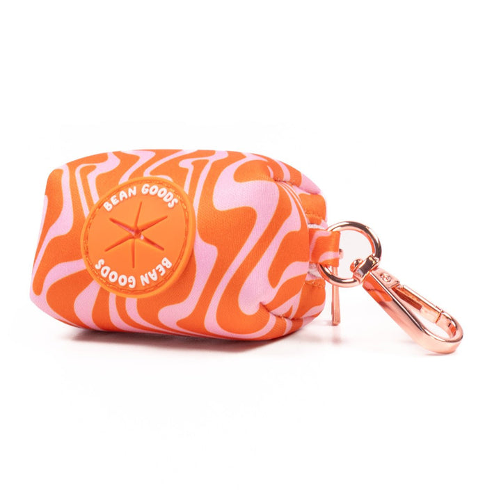 poop bag pouch - retro swirl - bean goods