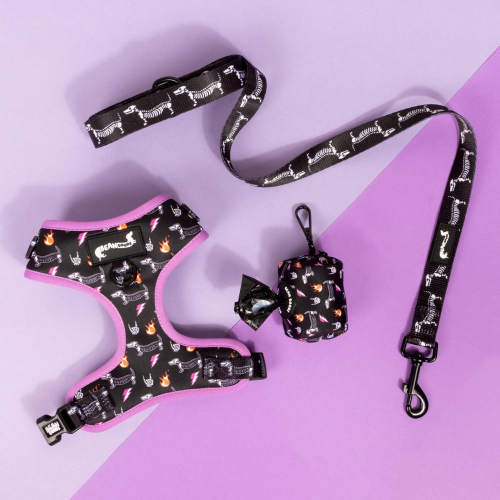 poop bag pouch - skeleween - bean goods