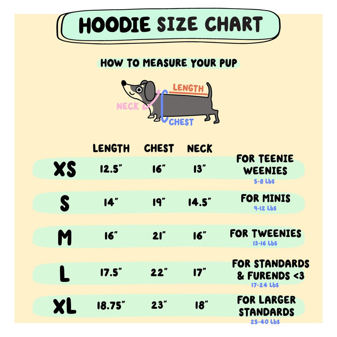 *pre - order* got that dog in me doxie hoodie | midnight - bean goods
