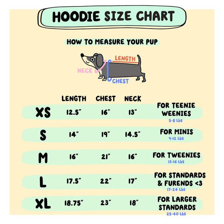 *pre - order* got that dog in me doxie hoodie | midnight - bean goods