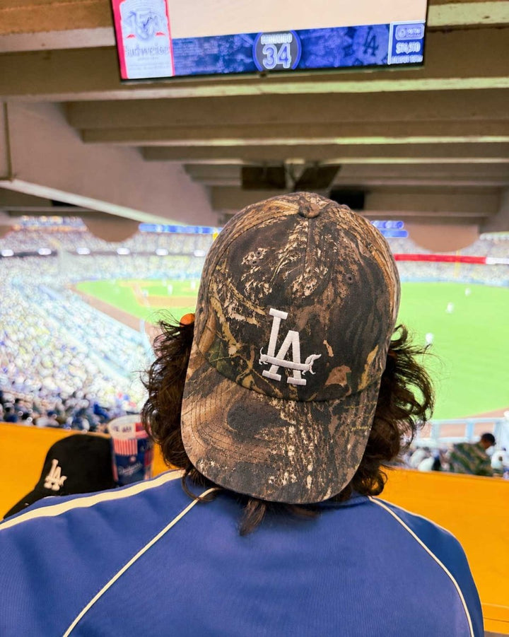 *pre-order* LA weens embroidered dad hat | camo - bean goods