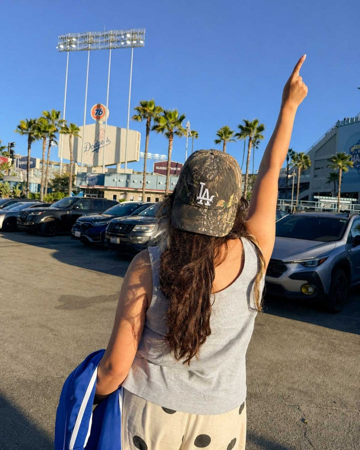 *pre-order* LA weens embroidered dad hat | camo - bean goods