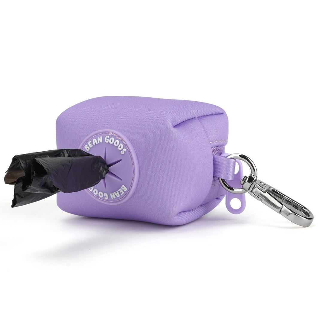 *pre - order* poop bag pouch - ube latte - bean goods