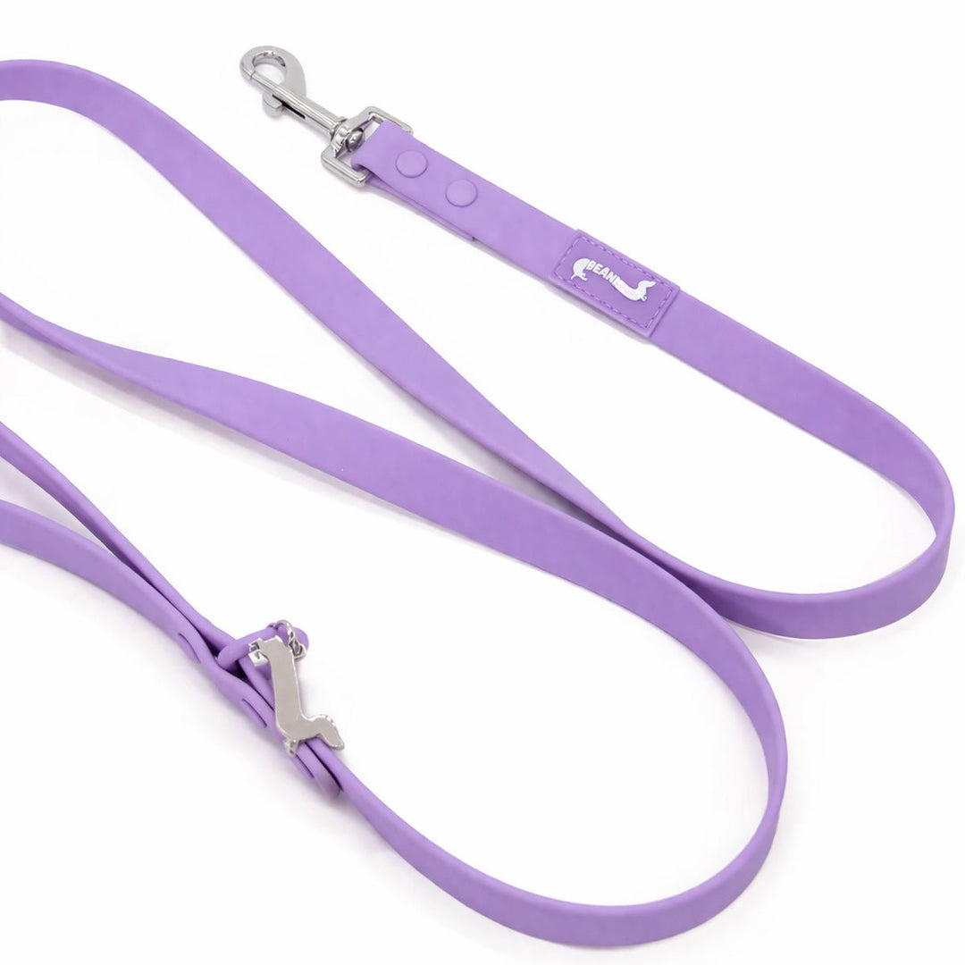 *pre - order* waterproof easy - clean leash - ube latte - bean goods