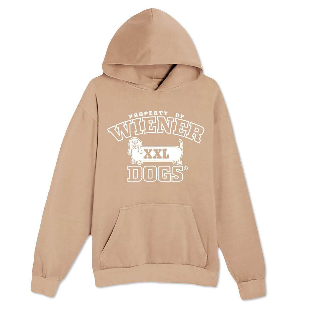 property of wiener dogs unisex hoodie | dune - bean goods