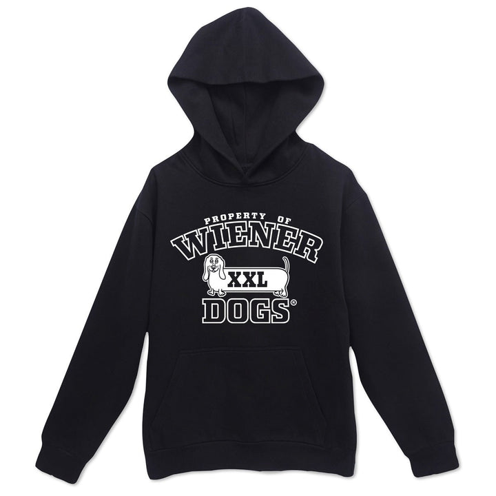 property of wiener dogs unisex hoodie | midnight - bean goods