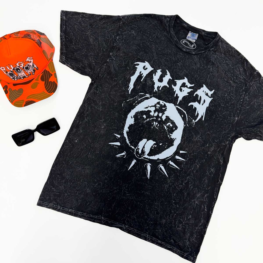 pug unisex tee | midnight mineral wash - bean goods