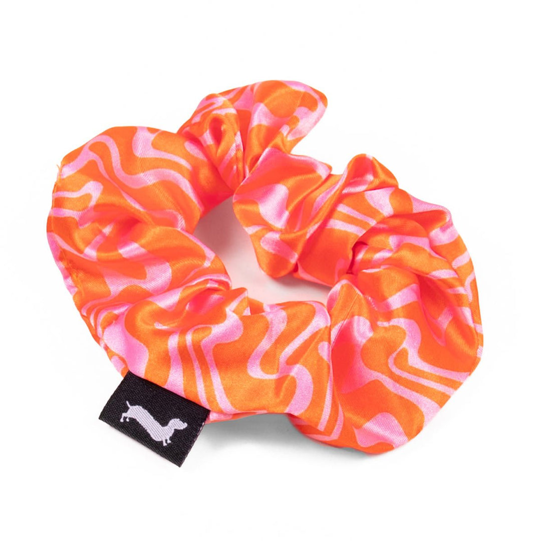 retro swirl scrunchie - bean goods