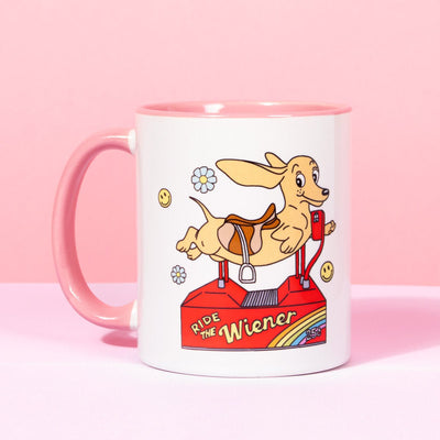 ride the wiener mug - bean goods