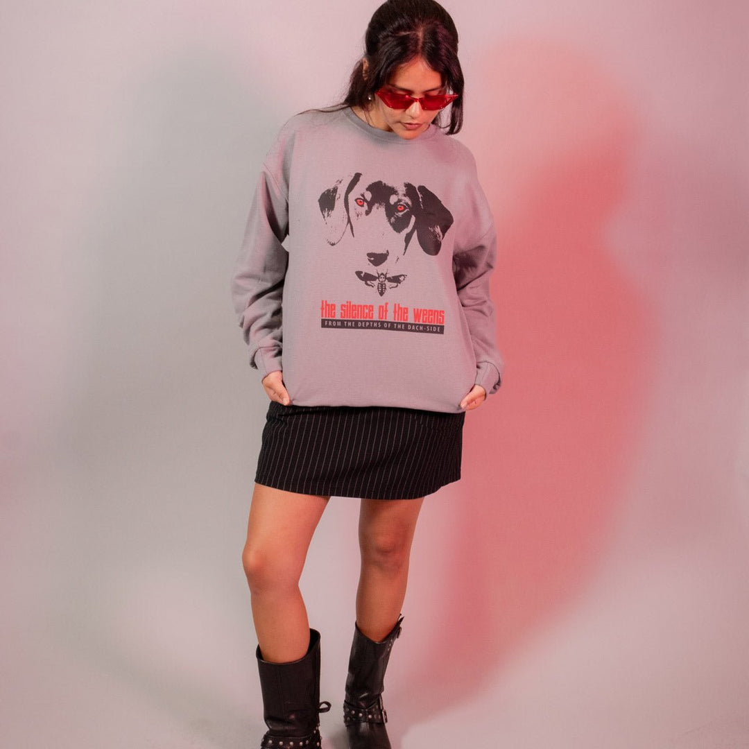 silence of the weens unisex crew sweatshirt - bean goods