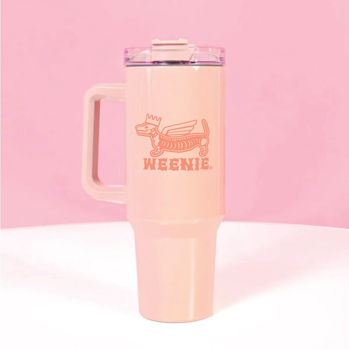 skeleweenie 40 oz tumbler - bean goods