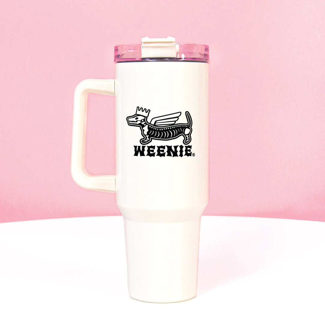 skeleweenie 40 oz tumbler - bean goods