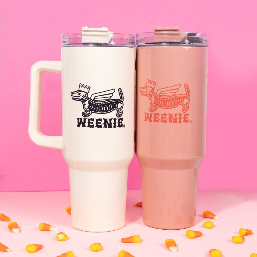 skeleweenie 40 oz tumbler - bean goods