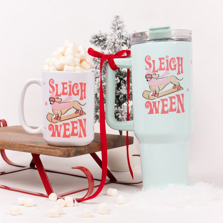 sleigh ween 40 oz tumbler - bean goods