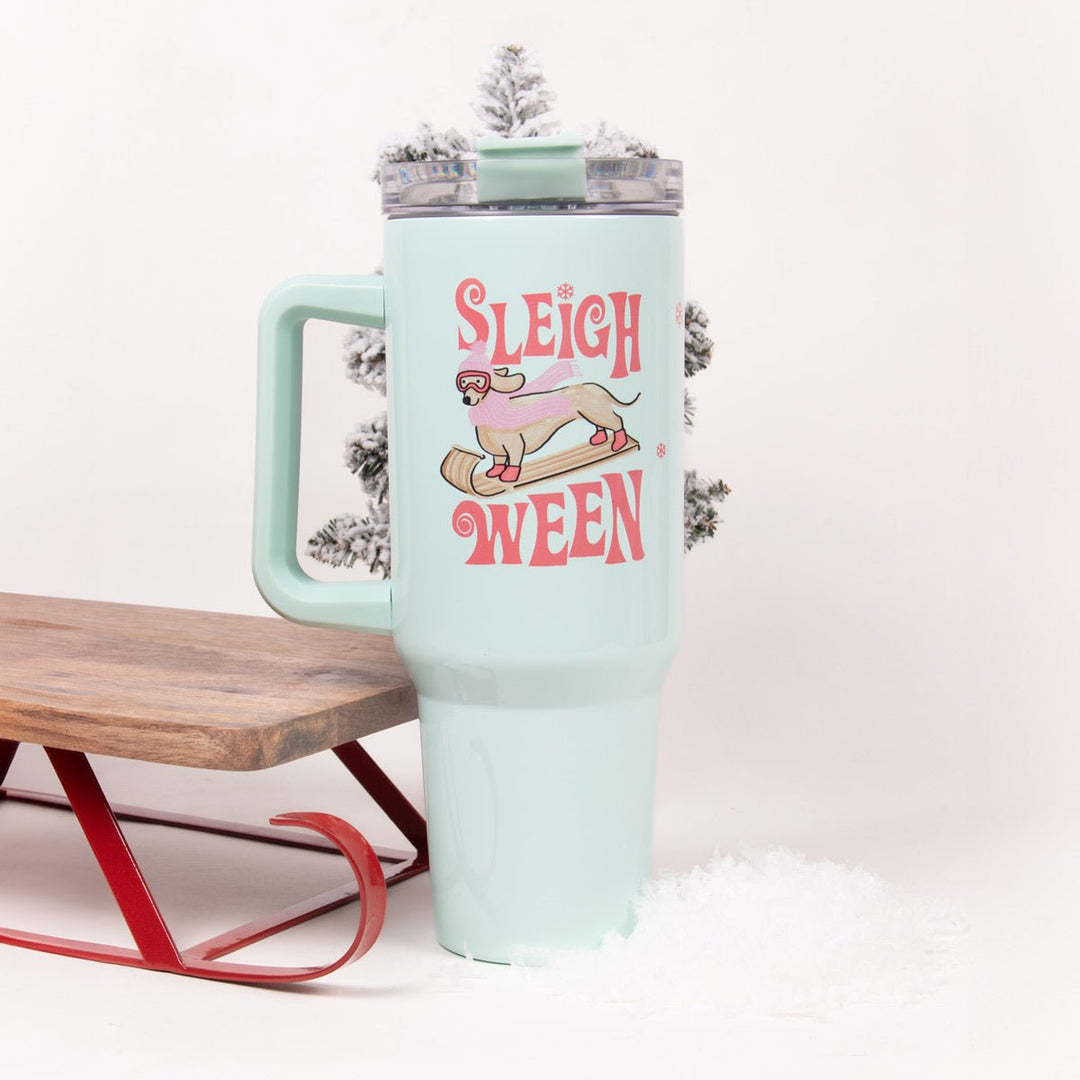 sleigh ween 40 oz tumbler - bean goods