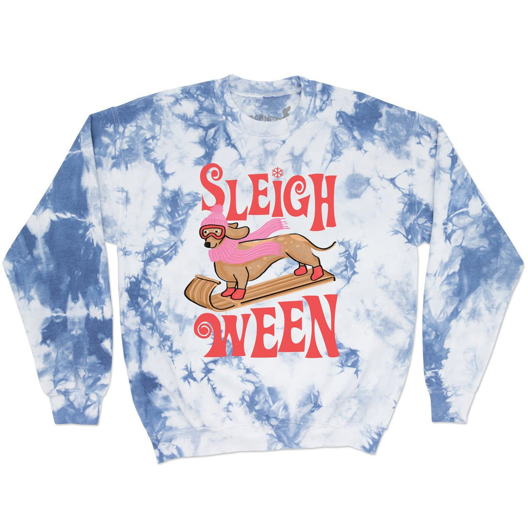 sleigh ween unisex crew sweatshirt | tie dye - bean goods