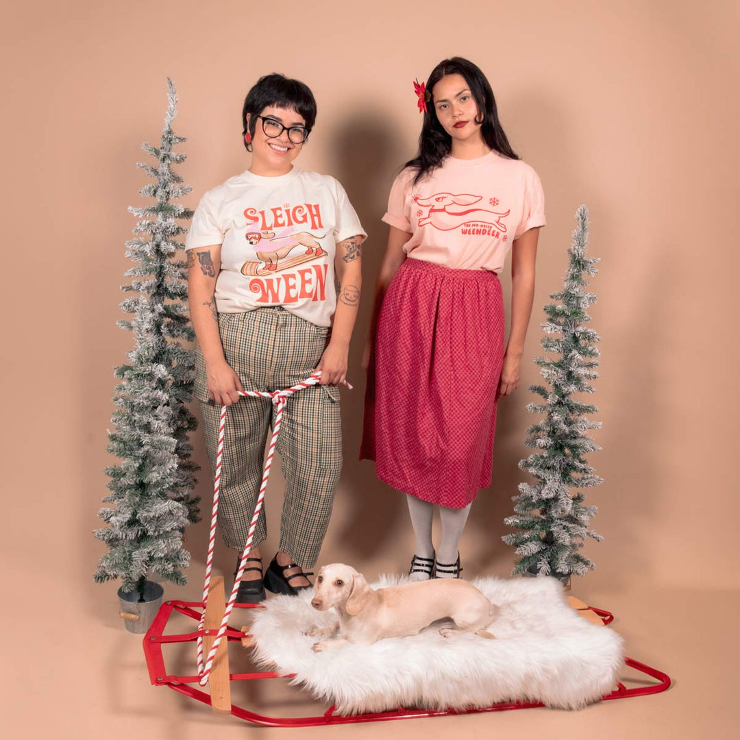 sleigh ween unisex tee - bean goods