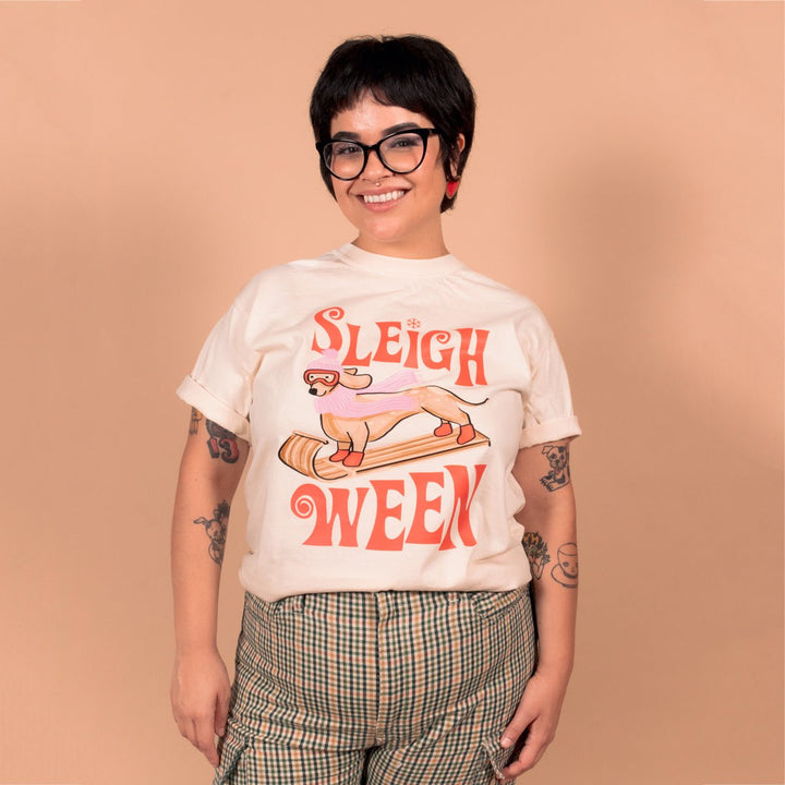 sleigh ween unisex tee - bean goods