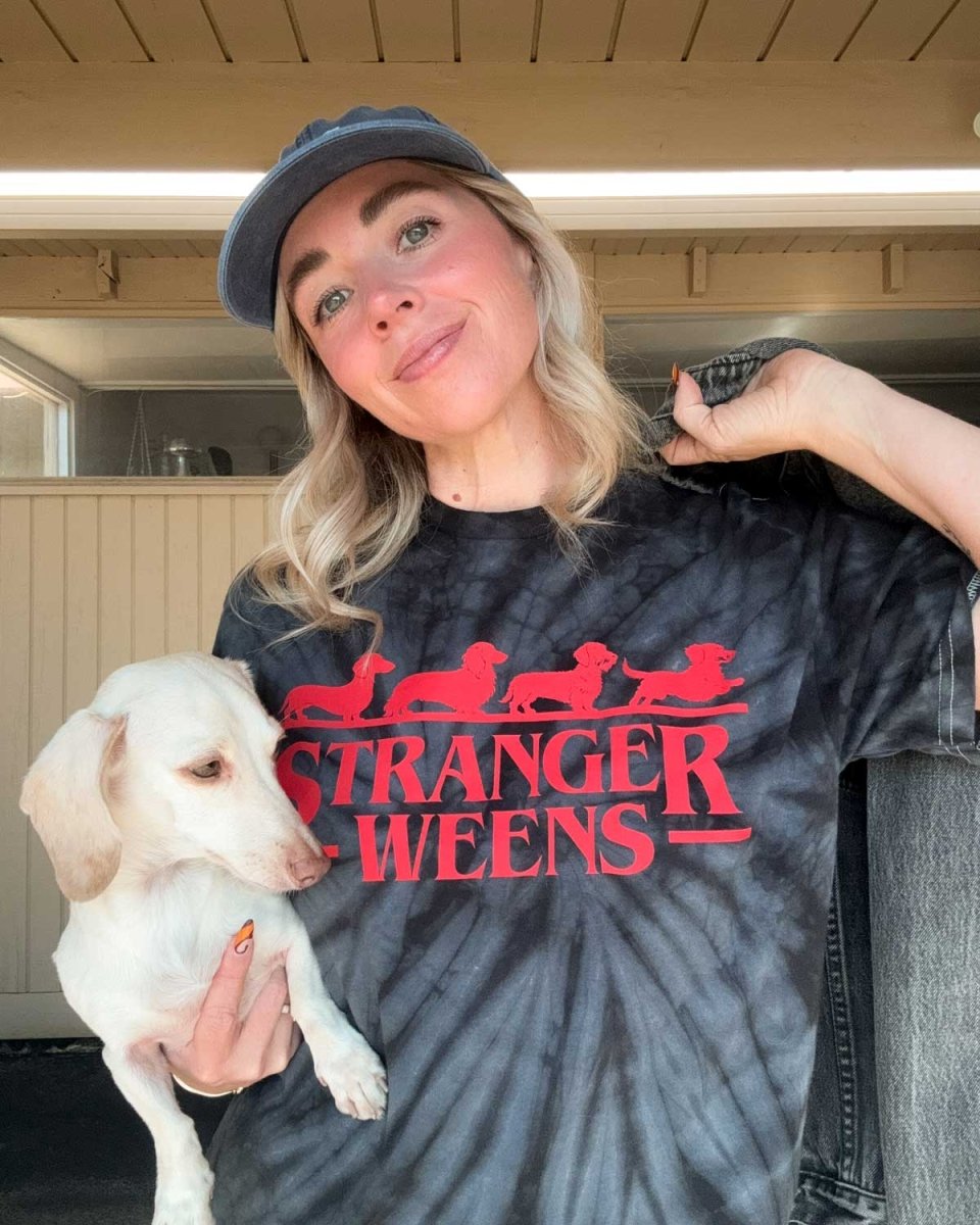 stranger weens unisex tee | the upside down tie - dye - bean goods