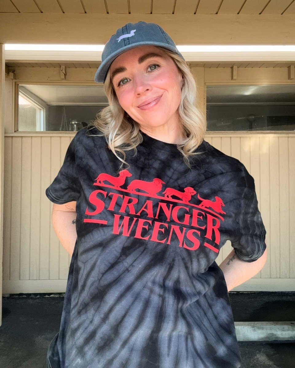 stranger weens unisex tee | the upside down tie - dye - bean goods