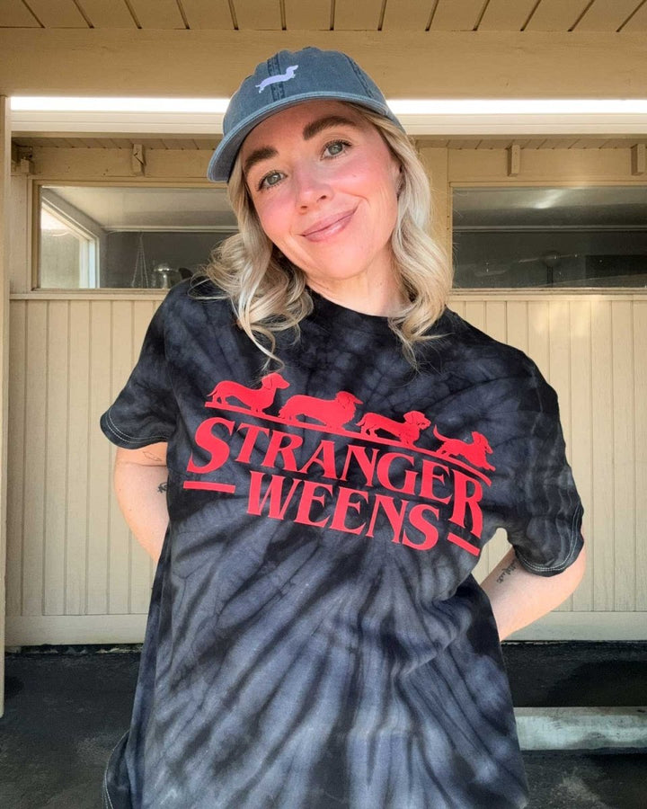 stranger weens unisex tee | the upside down tie - dye - bean goods