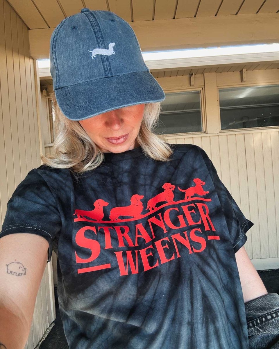 stranger weens unisex tee | the upside down tie - dye - bean goods