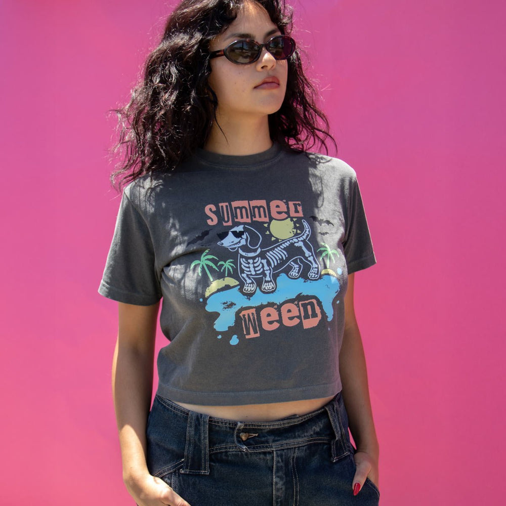 summerween unisex boxy tee - bean goods