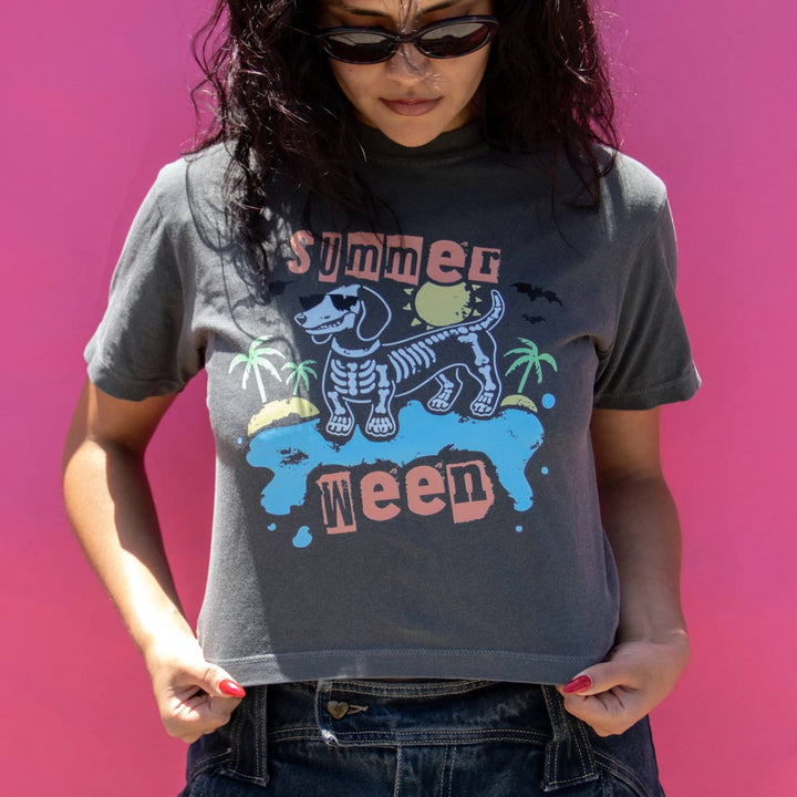 summerween unisex boxy tee - bean goods