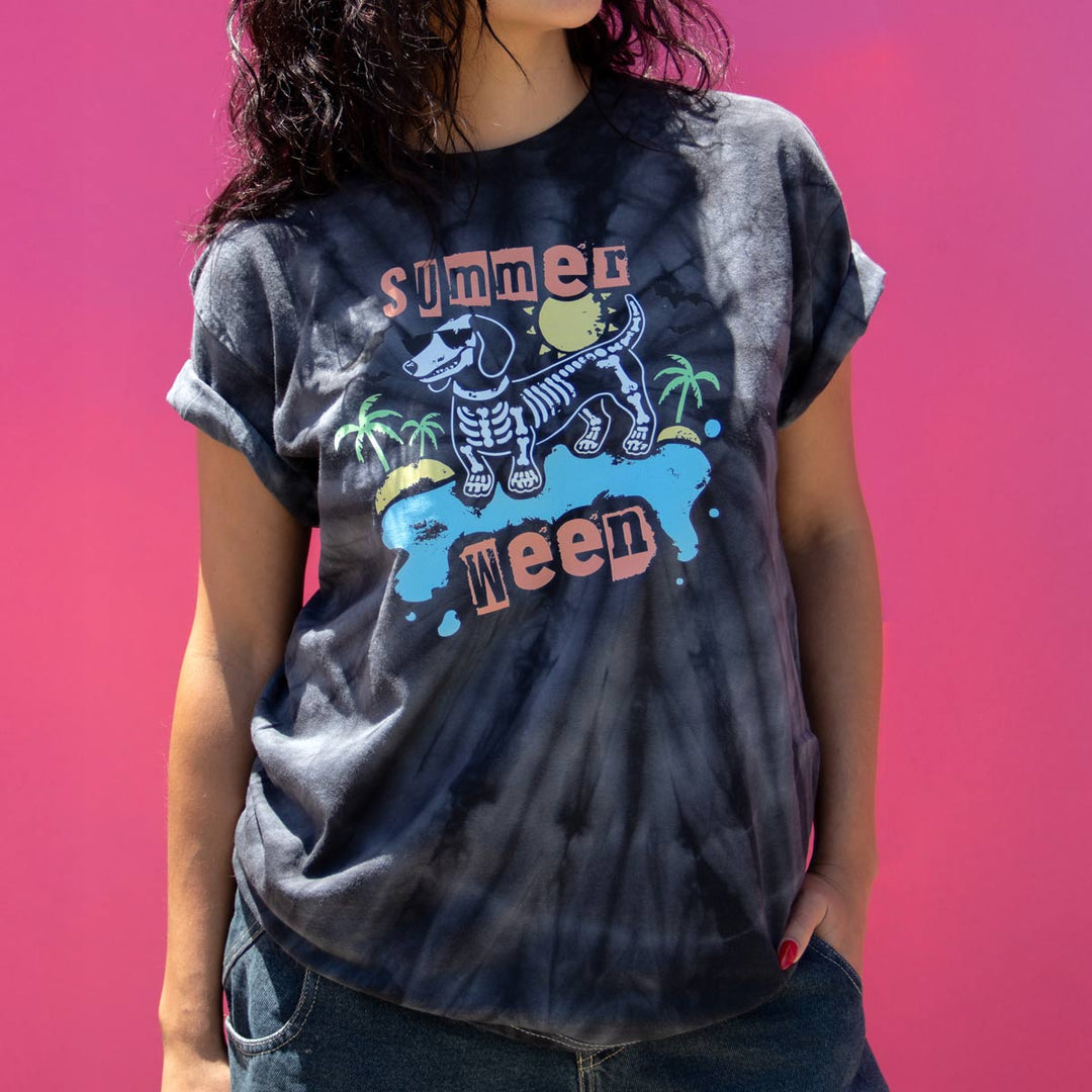 summerween unisex tee | tie - dye - bean goods