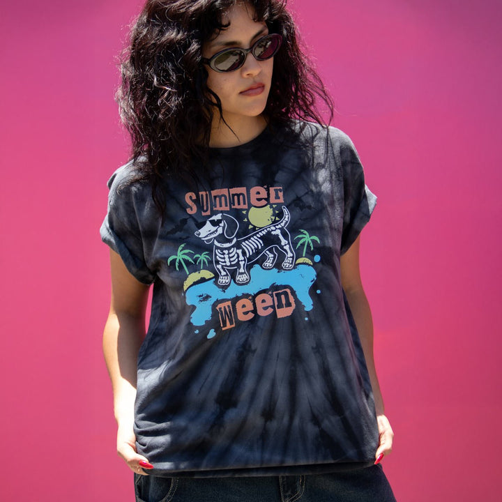 summerween unisex tee | tie - dye - bean goods