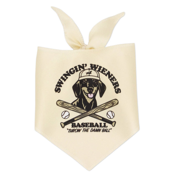 swingin’ wieners baseball club bandana - bean goods