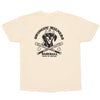 swingin’ wieners baseball club unisex pocket tee | cream