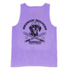 swingin’ wieners baseball club unisex tank | grape