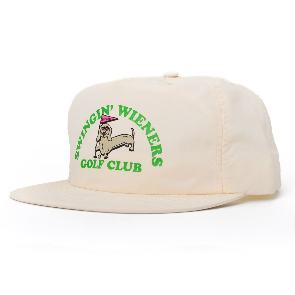 swinging wieners golf club hat | cream - bean goods