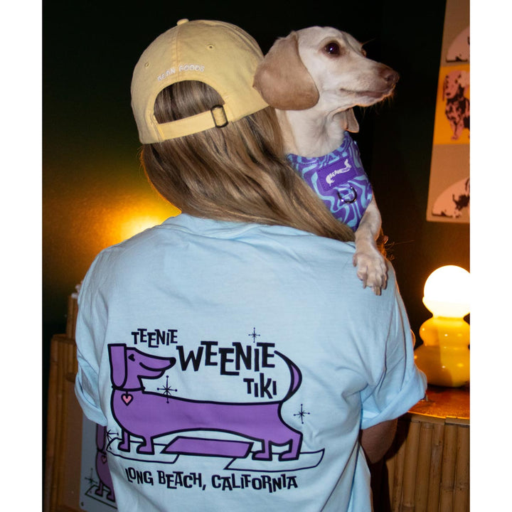 teenie weenie tiki bar unisex tee | blue - bean goods