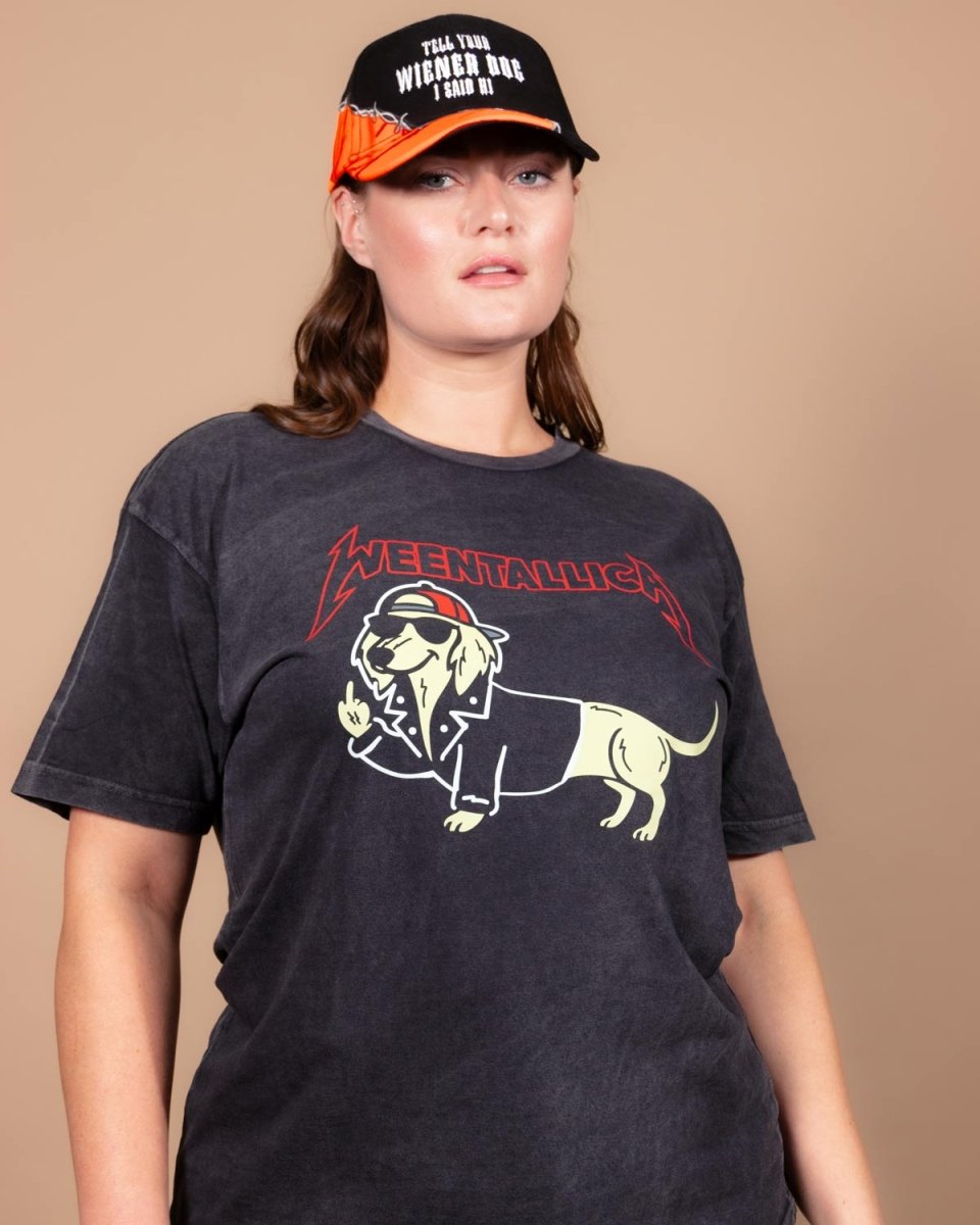 tell your wiener dog I said hi embroidered hat - bean goods