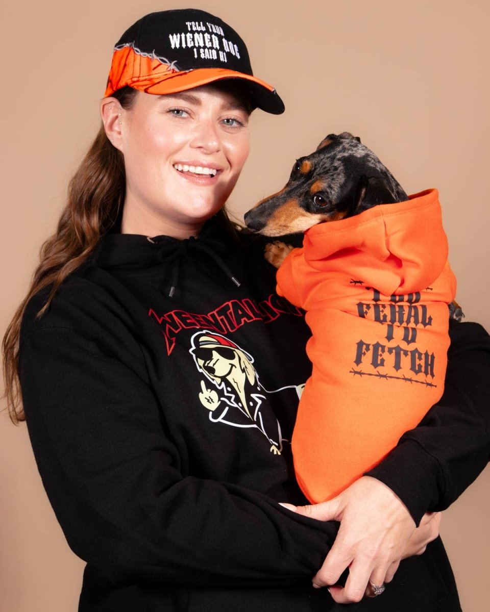 tell your wiener dog I said hi embroidered hat - bean goods