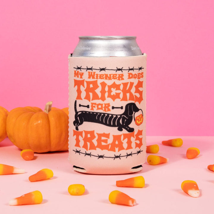 tricks for treats koozie - bean goods