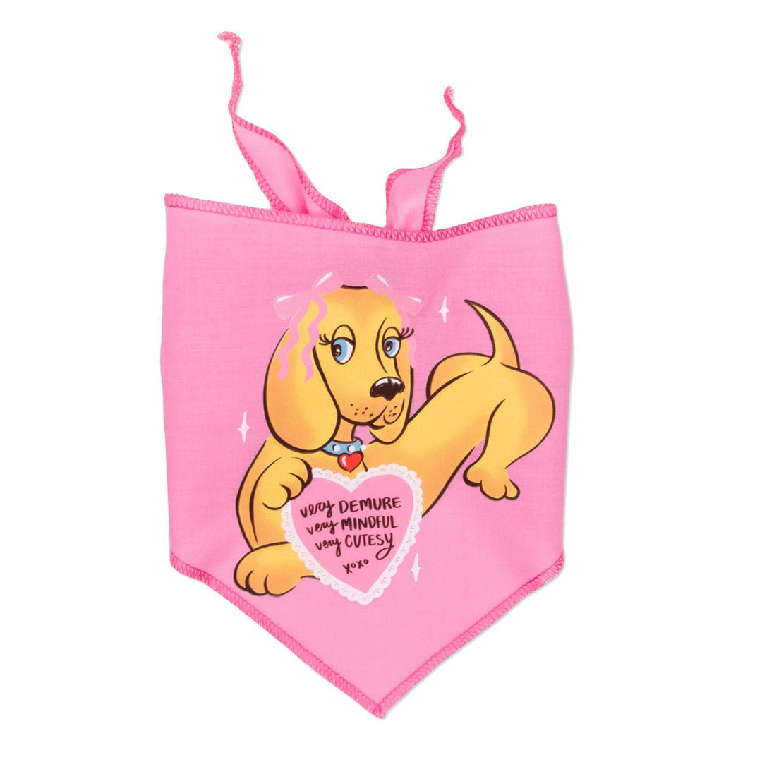 very demure dog bandana - bean goods