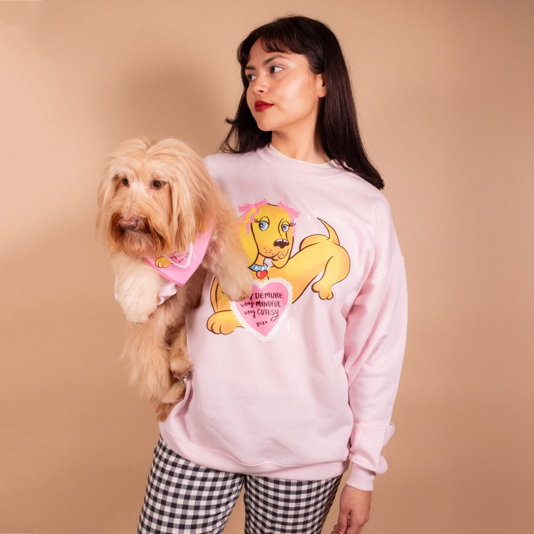 very demure unisex crew sweatshirt - bean goods