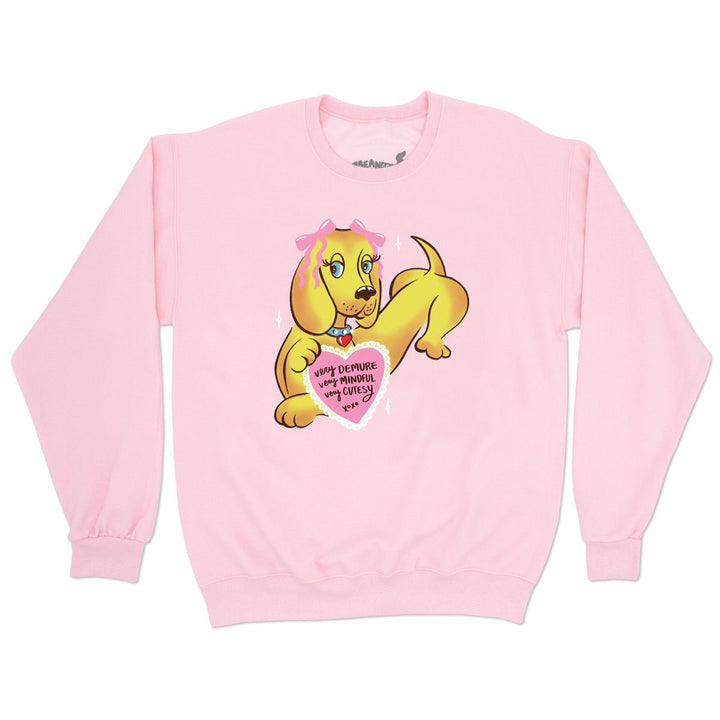 very demure unisex crew sweatshirt - bean goods