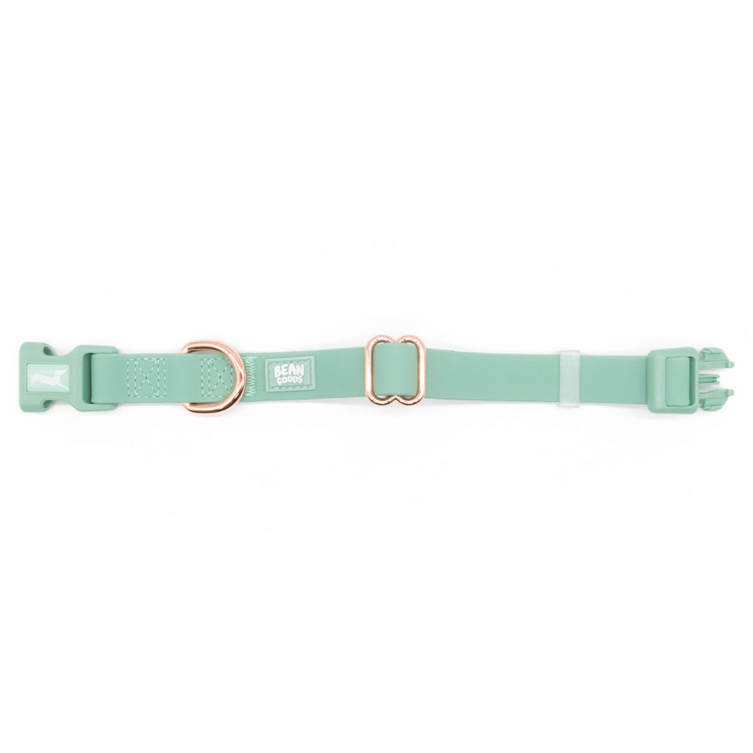 waterproof easy - clean collar | sage - bean goods