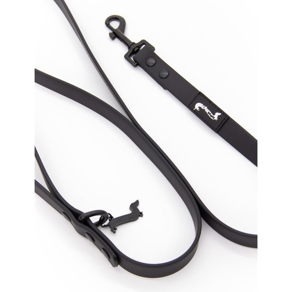 waterproof easy - clean leash - midnight - bean goods