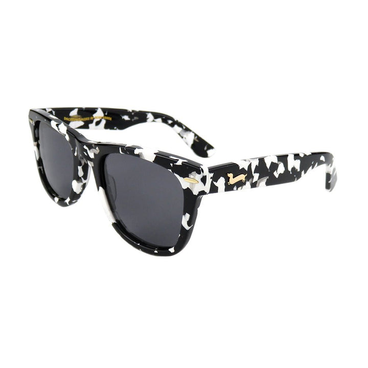 weenfarer dachsunglasses - piebald - bean goods